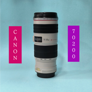 a) Canon EF 70-200mm f/4L IS USM Telephoto Zoom Lens | Lightweight L-Series | Image Stabilized | Pro Portrait & Wildlife Lens SK1041