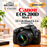 Demo Canon EOS 200D Mark II with 18-55mm IS STM Lens C04