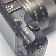 Pre-owned Canon EOS M Camera + EF-M 18-55mm IS STM lens AS56