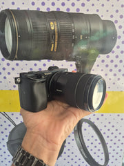 Sony alpha 6400 mirrorless camera with 3.5-5.6/18-135mm OSS lens