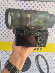 Sony alpha 6400 mirrorless camera with 3.5-5.6/18-135mm OSS lens