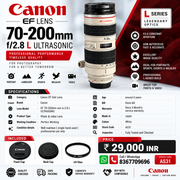 Pre-owned Canon EF 70-200mm NON IS 2.8 L Ultrasonic lens AS31