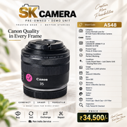 Demo Unit Canon RF 35mm F1.8 Macro IS STM lens AS48