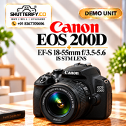 Demo Canon EOS 200D DSLR Camera with 18-55mm STM Lens C03