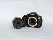 a) Canon EOS 650D DSLR Camera with 18-55mm f/3.5-5.6 IS Lens | 18MP APS-C Sensor | Full HD Video | Vari-Angle Touchscreen | Beginner Friendly Photography Camera 📸🔥