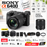 Pre-owned Sony Alpha A6400 + 18-135mm OSS lens AS88