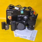 Demo Unit Sony Alpha a6400 Mirrorless Camera + 18-135mm OSS Lens AS03