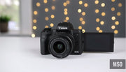 Demo Canon EOS M50 Mark II with 15-45mm IS STM Lens C13